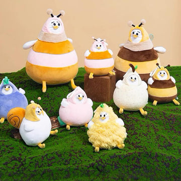 Chubby Vegetable Seagull Stuffed Animal Plush Toy